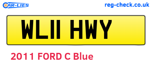 WL11HWY are the vehicle registration plates.