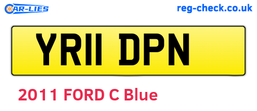 YR11DPN are the vehicle registration plates.
