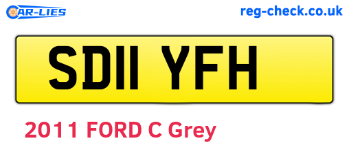 SD11YFH are the vehicle registration plates.