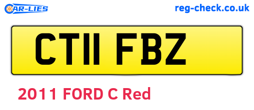 CT11FBZ are the vehicle registration plates.
