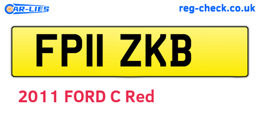 FP11ZKB are the vehicle registration plates.