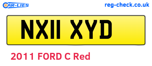 NX11XYD are the vehicle registration plates.