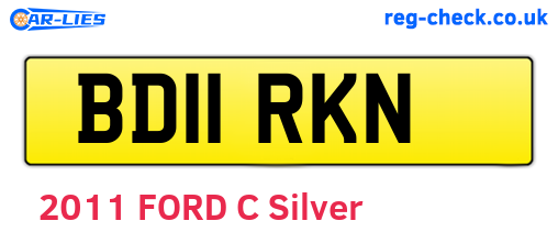 BD11RKN are the vehicle registration plates.