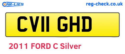 CV11GHD are the vehicle registration plates.