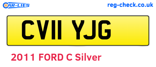 CV11YJG are the vehicle registration plates.