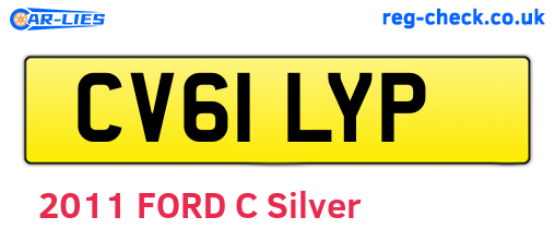 CV61LYP are the vehicle registration plates.