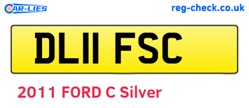 DL11FSC are the vehicle registration plates.