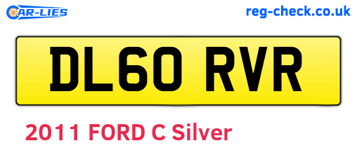 DL60RVR are the vehicle registration plates.