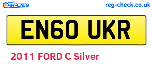 EN60UKR are the vehicle registration plates.