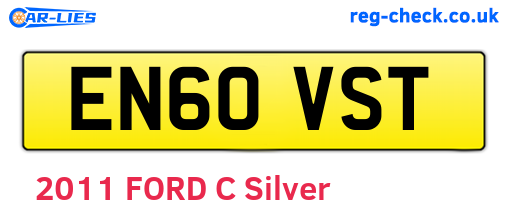 EN60VST are the vehicle registration plates.