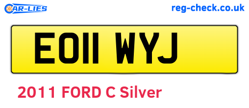 EO11WYJ are the vehicle registration plates.