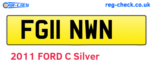 FG11NWN are the vehicle registration plates.