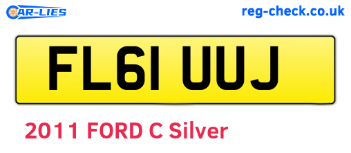 FL61UUJ are the vehicle registration plates.
