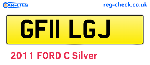 GF11LGJ are the vehicle registration plates.