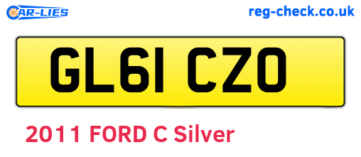 GL61CZO are the vehicle registration plates.
