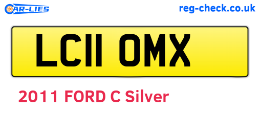LC11OMX are the vehicle registration plates.