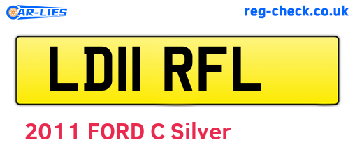 LD11RFL are the vehicle registration plates.