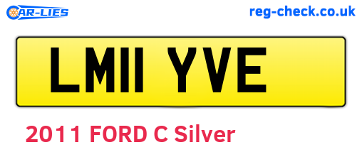 LM11YVE are the vehicle registration plates.