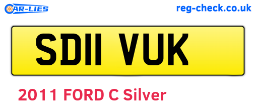 SD11VUK are the vehicle registration plates.