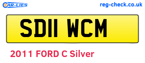 SD11WCM are the vehicle registration plates.