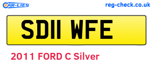 SD11WFE are the vehicle registration plates.