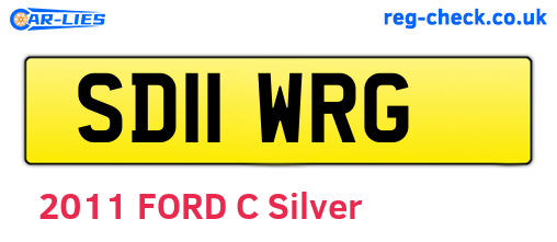 SD11WRG are the vehicle registration plates.