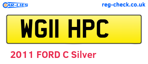WG11HPC are the vehicle registration plates.