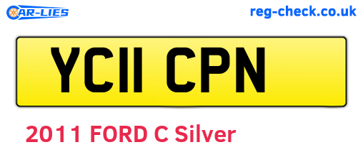 YC11CPN are the vehicle registration plates.