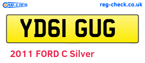 YD61GUG are the vehicle registration plates.