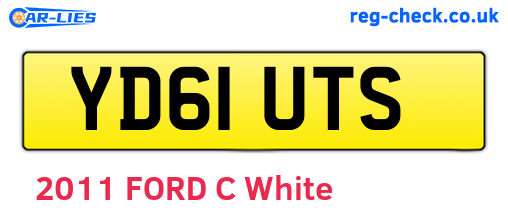 YD61UTS are the vehicle registration plates.