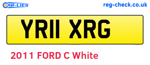 YR11XRG are the vehicle registration plates.