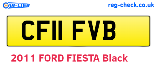 CF11FVB are the vehicle registration plates.