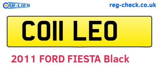 CO11LEO are the vehicle registration plates.