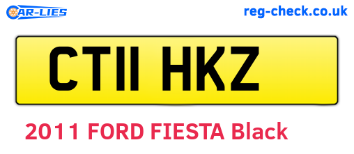 CT11HKZ are the vehicle registration plates.