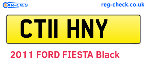 CT11HNY are the vehicle registration plates.