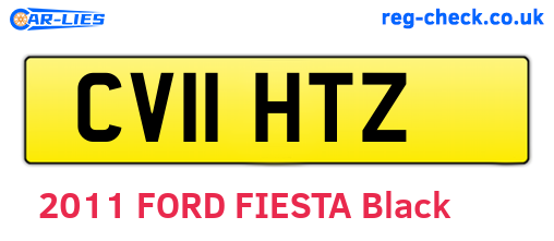 CV11HTZ are the vehicle registration plates.