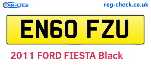 EN60FZU are the vehicle registration plates.