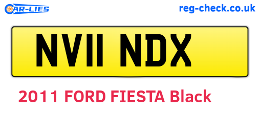 NV11NDX are the vehicle registration plates.