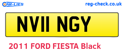 NV11NGY are the vehicle registration plates.