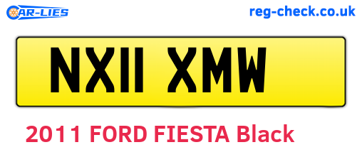 NX11XMW are the vehicle registration plates.