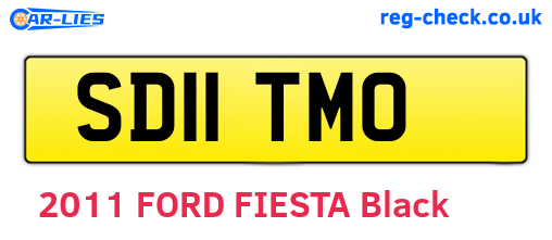 SD11TMO are the vehicle registration plates.