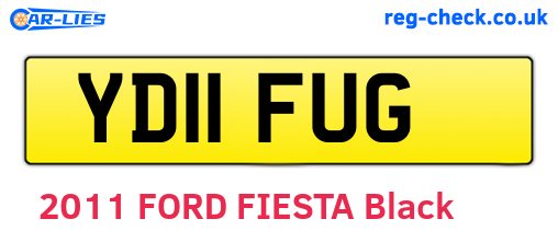 YD11FUG are the vehicle registration plates.