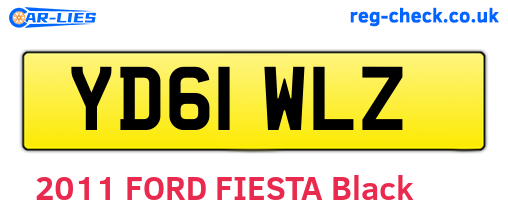 YD61WLZ are the vehicle registration plates.