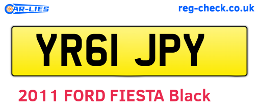 YR61JPY are the vehicle registration plates.