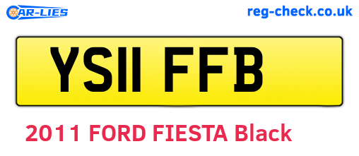 YS11FFB are the vehicle registration plates.