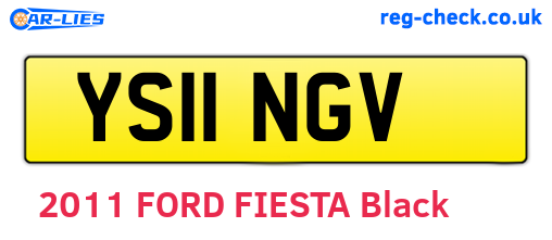 YS11NGV are the vehicle registration plates.