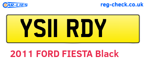 YS11RDY are the vehicle registration plates.
