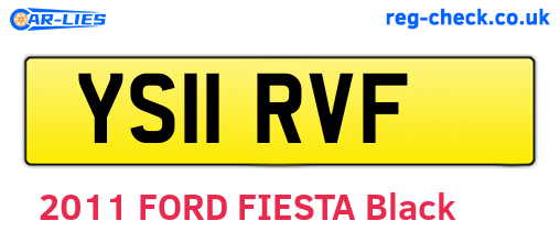 YS11RVF are the vehicle registration plates.