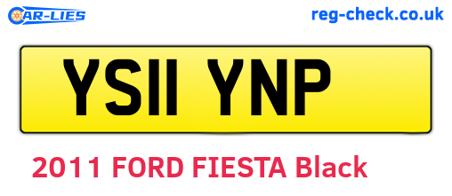YS11YNP are the vehicle registration plates.