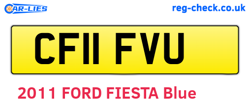CF11FVU are the vehicle registration plates.